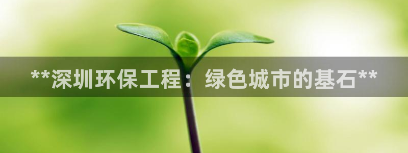 彩名堂官网谁有：**深圳环保工程：绿