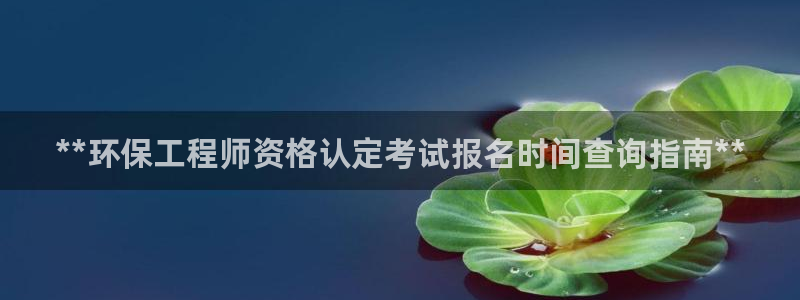 彩名堂怎么样：**环保工程师资格认定