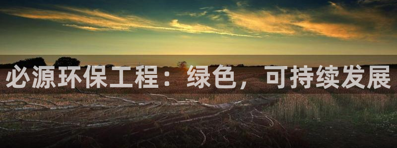 彩名堂怎么不能用了：必源环保工程：绿