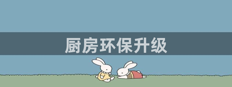 彩名堂和01计划哪个好：厨房环保升级