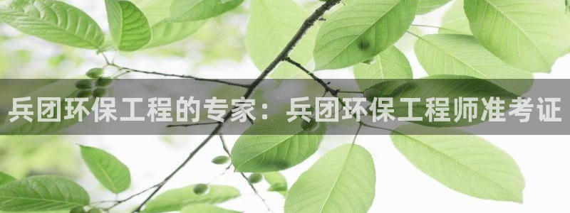 彩名堂官网计划：兵团环保工程的专家：